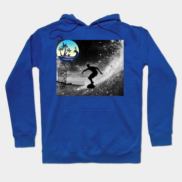 surfing  lover Hoodie by ayoubShoop